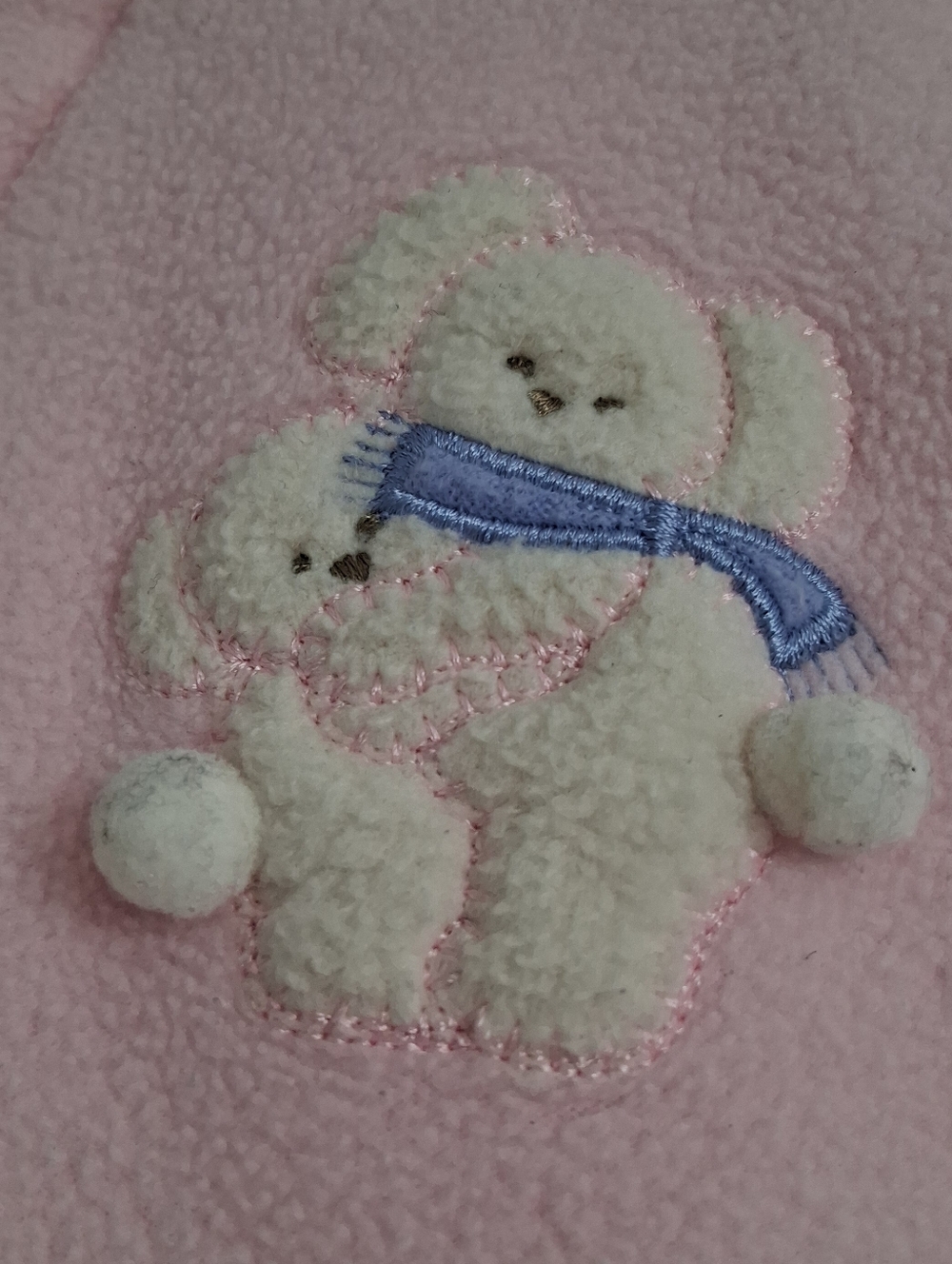 Carter's Bundle Up Pink Infant Fleece Bunting/Sleep Sack/Winter Car Bag - Picture 4 of 9